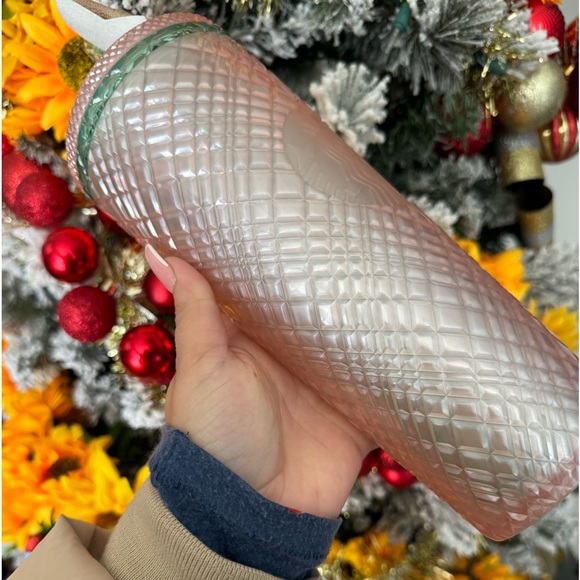 SOLD🌷STARBUCKS 2023 summer jeweled pearl pink tumbler ✨ - Picture 12 of 15
